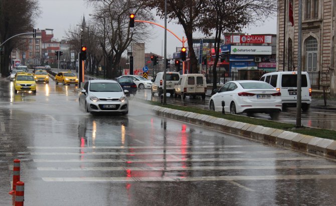 Edirne'de sağanak