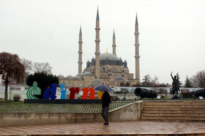 Edirne'de sağanak