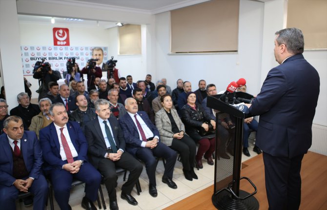 "Büyük Birlik Partisi ittifakın ruhuna sadıktır"