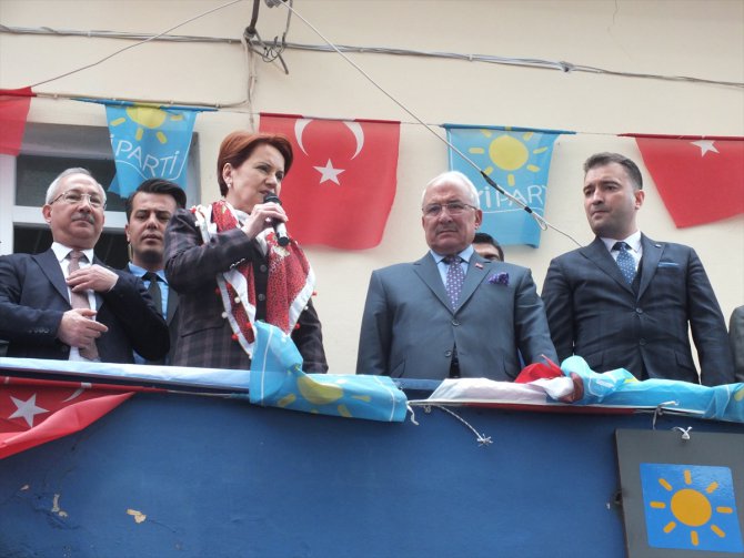 İYİ Parti Genel Başkanı Meral Akşener Mersin'de