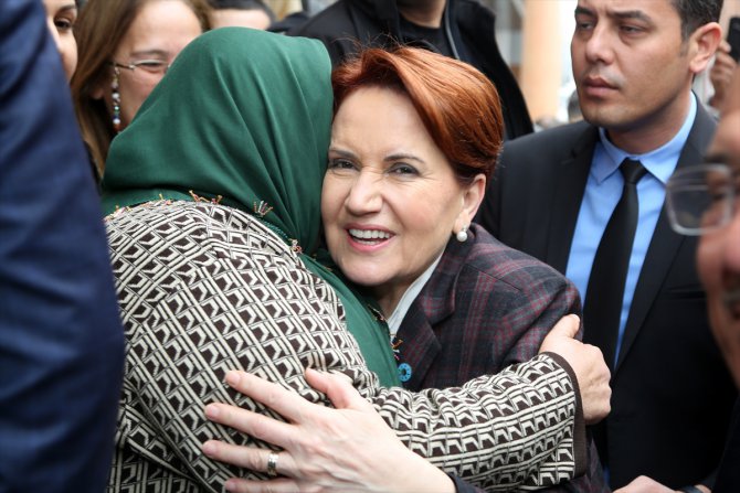 İYİ Parti Genel Başkanı Meral Akşener Mersin'de