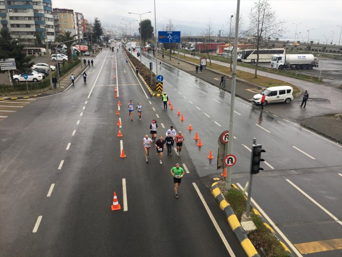 39. Uluslararası Trabzon Yarı Maratonu ödül töreni