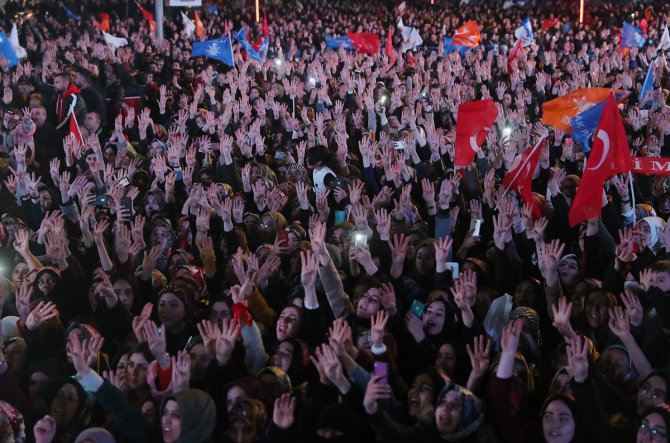 AK Parti'nin Erzincan mitingi