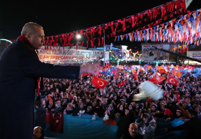 AK Parti'nin Erzincan mitingi