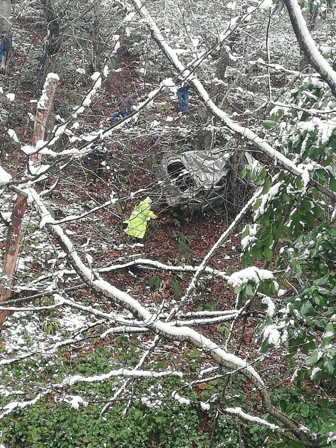 Ordu'da hafif ticari araç uçuruma devrildi: 3 ölü