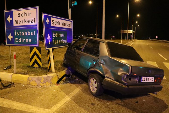 Edirne'de trafik kazası: 5 yaralı