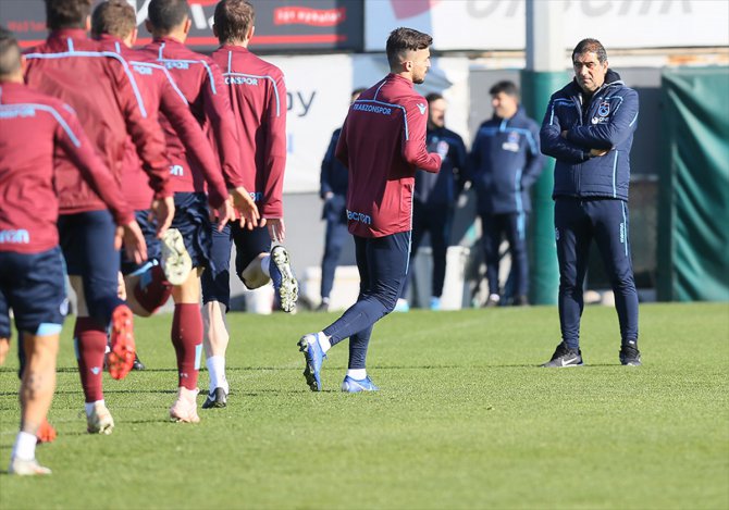 Trabzonspor, Akhisarspor maçı hazırlıklarını tamamladı