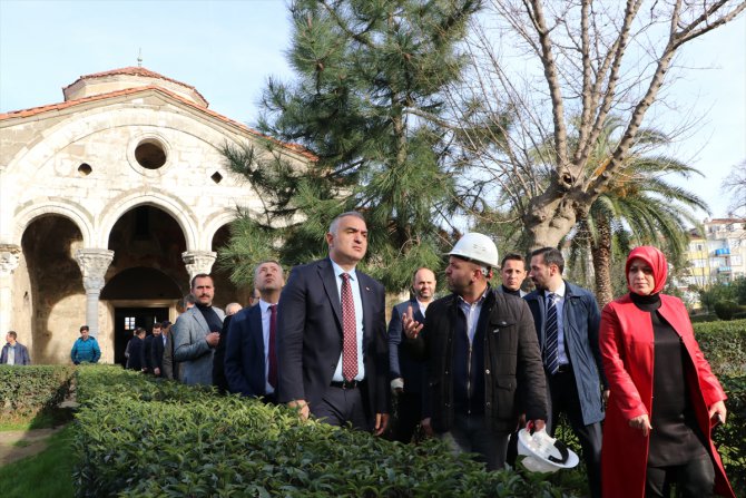 Kültür ve Turizm Bakanı Mehmet Nuri Ersoy, Trabzon'da