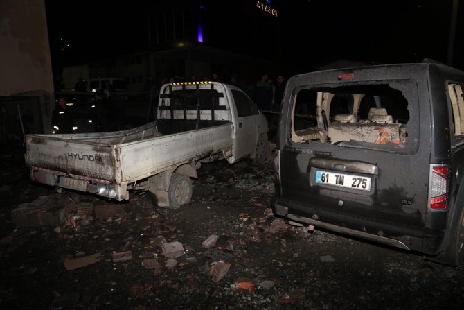 Trabzon'da kalorifer kazanında patlama