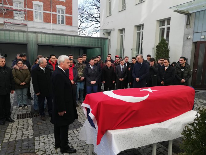 Polonya'da, öldürülen Türk öğrenci için tören düzenlendi