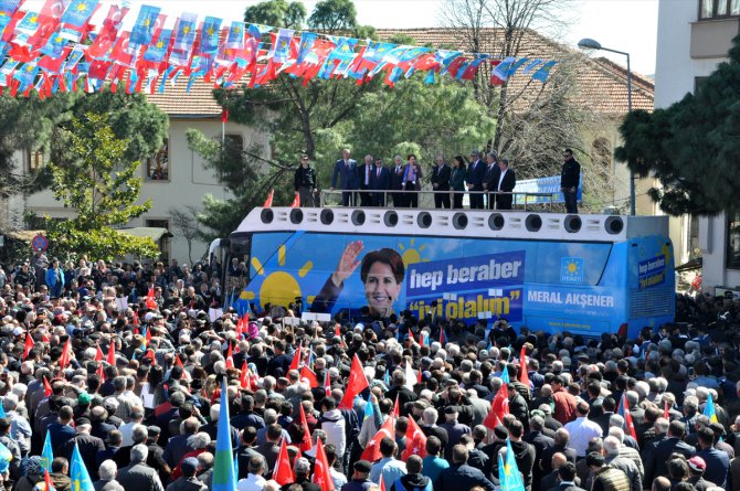 İYİ Parti Genel Başkanı Akşener, Bursa'da