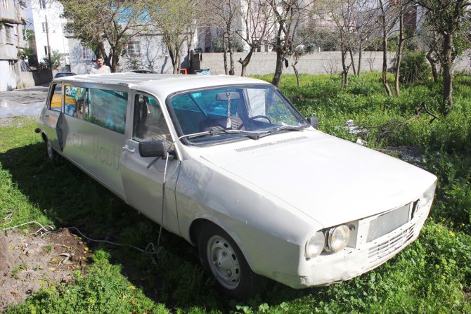 Düğünü için 1978 model otomobili limuzine dönüştürdü