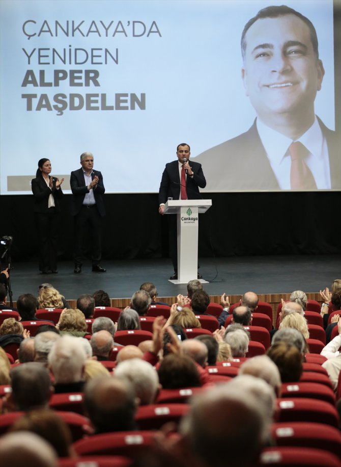 Çankaya Belediye Başkanı Taşdelen mazbatasını aldı