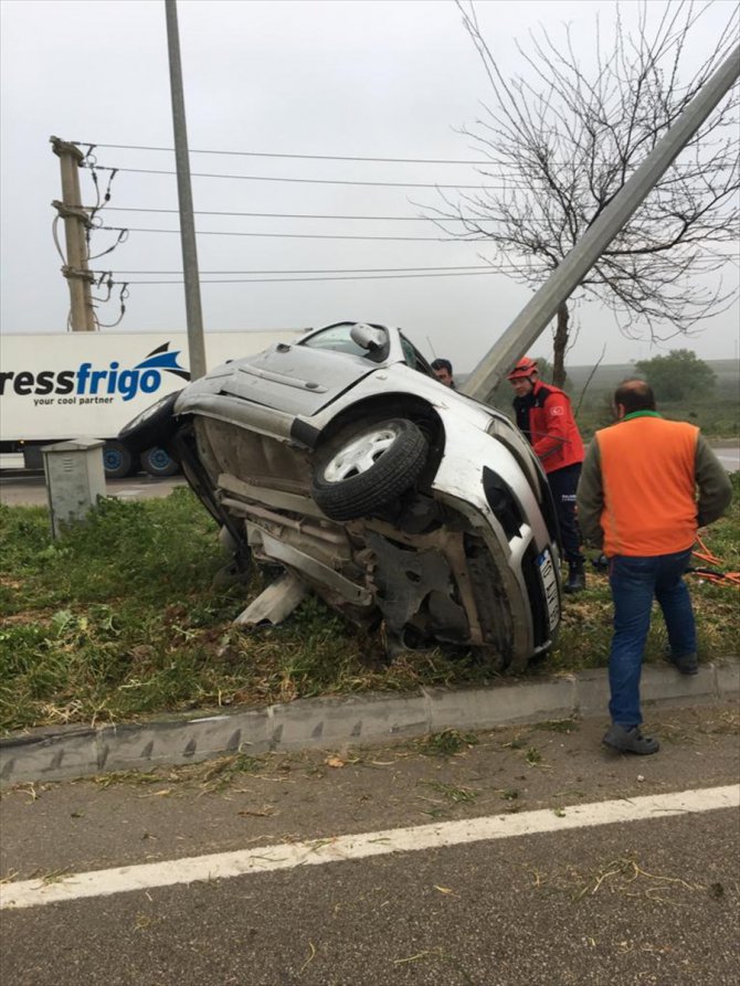 Balıkesir'de trafik kazası: 1 ölü, 1 yaralı