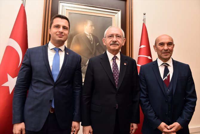 Kılıçdaroğlu, İzmir Büyükşehir Belediye Başkanı Soyer'i kabul etti