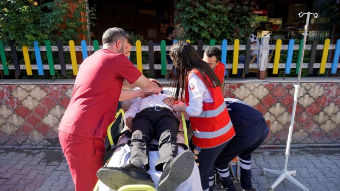 Siirt'te toplu zehirlenme vakalarına müdahale tatbikatı