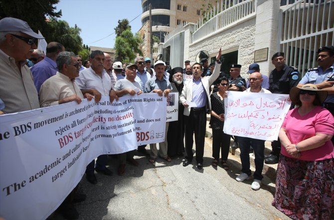 Filistin’den Almanya’ya BDS protestosu