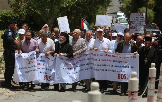 Filistin’den Almanya’ya BDS protestosu