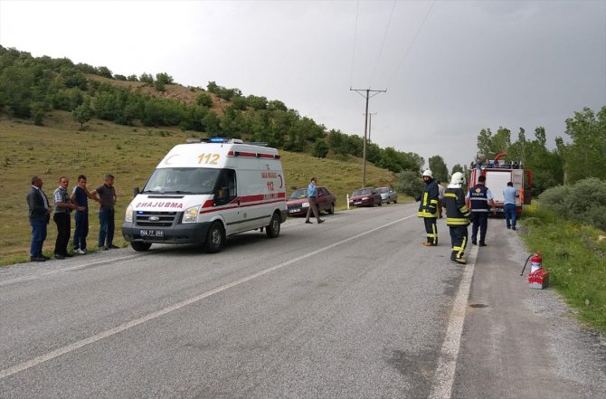 Yozgat'ta trafik kazası:1 ölü, 4 yaralı