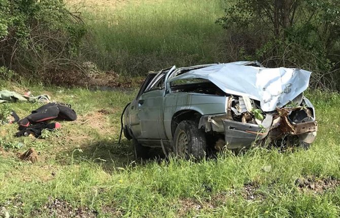 Yozgat'ta trafik kazası:1 ölü, 4 yaralı