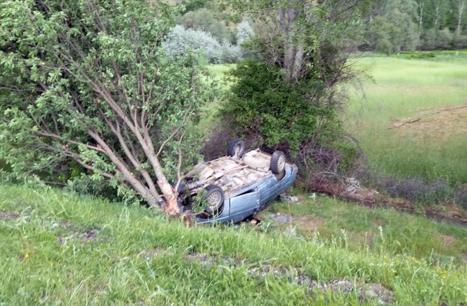 Yozgat'ta trafik kazası:1 ölü, 4 yaralı