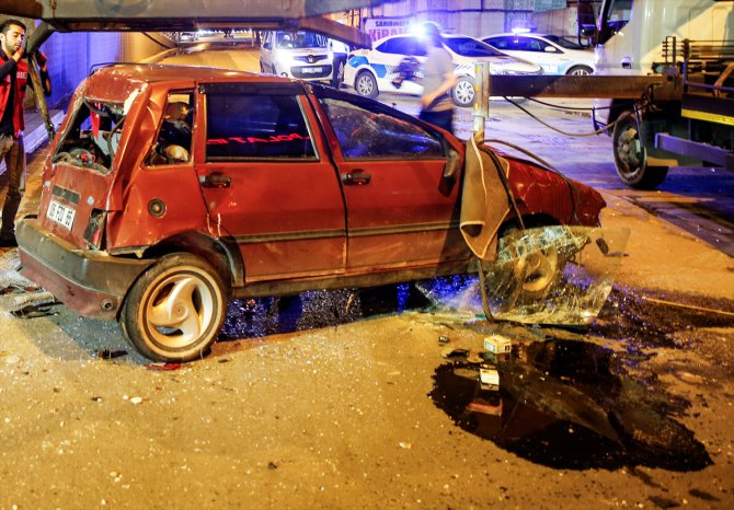 Başkentte trafik kazası