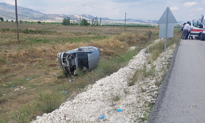 Burdur’da trafik kazası: 4 yaralı