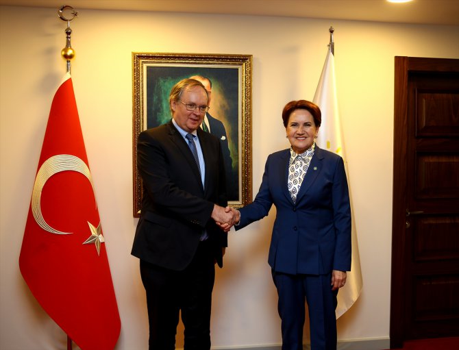 AB Türkiye Delegasyonu Başkanı Berger'den, Akşener'e ziyaret