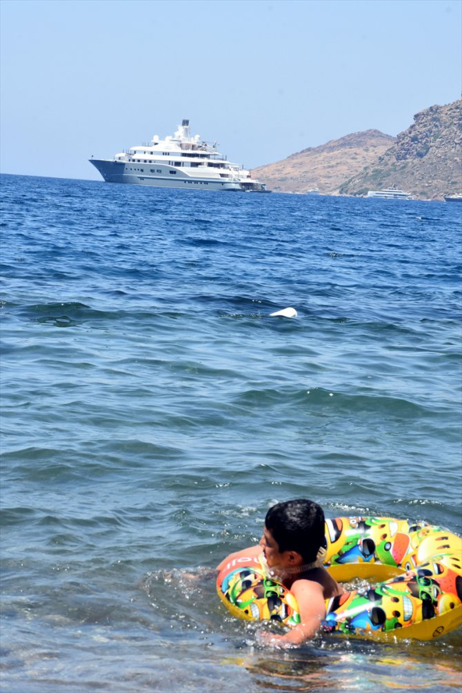 Dubai Şeyhinin lüks yatı Bodrum'da