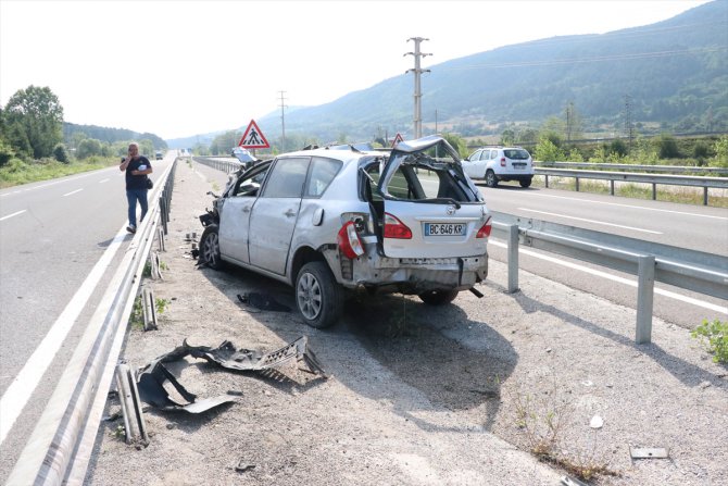 Bolu'da trafik kazası: 1 ölü, 5 yaralı