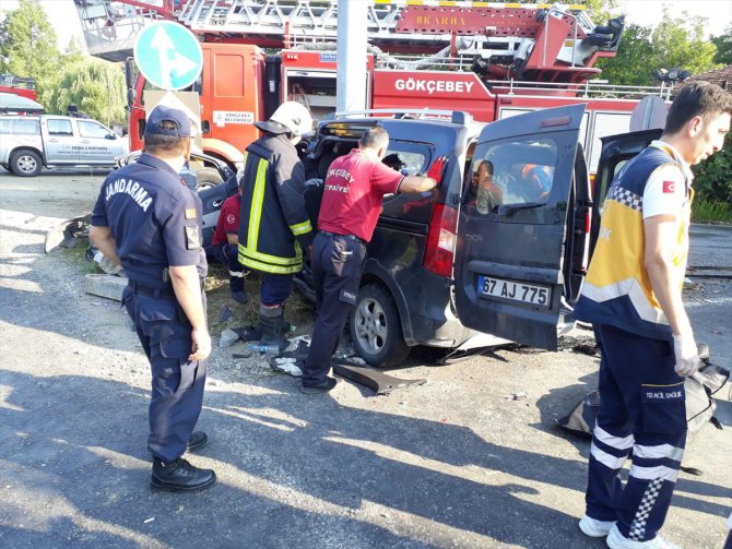 Zonguldak'ta trafik kazası: 2 ölü, 4 yaralı