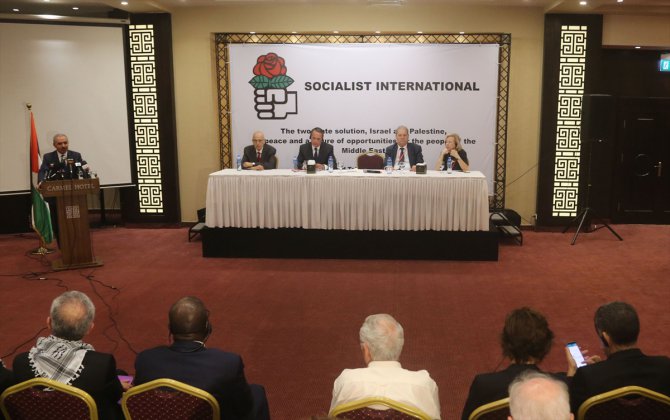 Sosyalist Enternasyonal ilk kez işgal altındaki Filistin'de toplandı