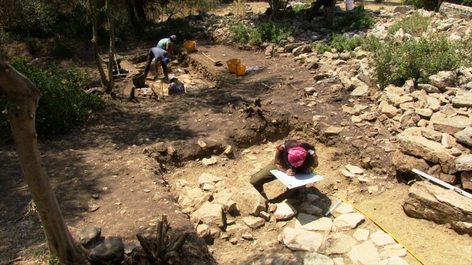 Bodrum'da Antik Pedasa Kenti'nde kazı çalışmaları