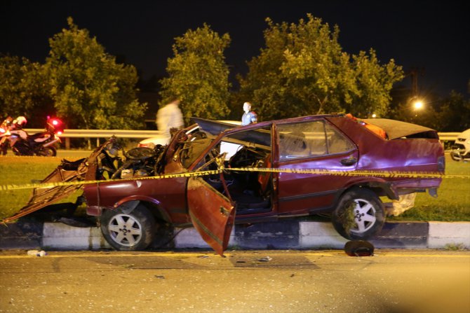 Manisa'da trafik kazası: 1 ölü, 1 ağır yaralı