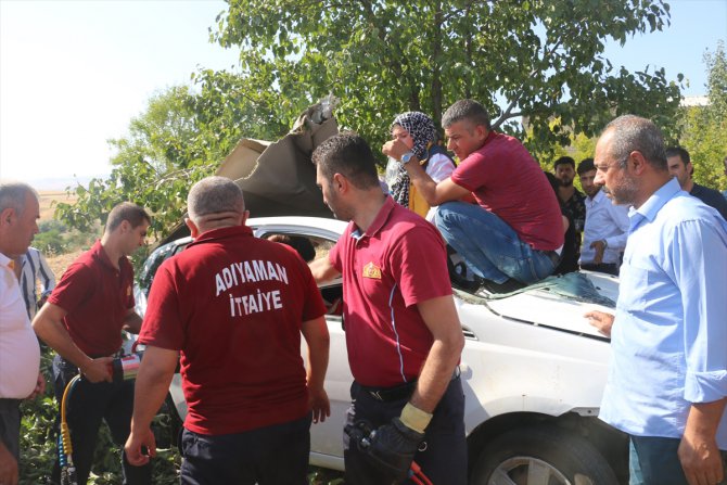 Adıyaman'da trafik kazası: 2 yaralı