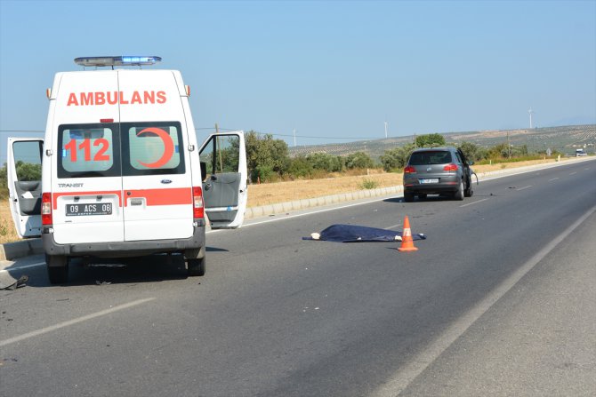 Aydın'da otomobilin çarptığı bisikletli öldü