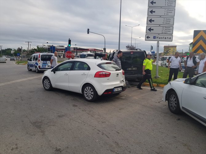 Samsun'da zincirleme trafik kazası: 7 yaralı