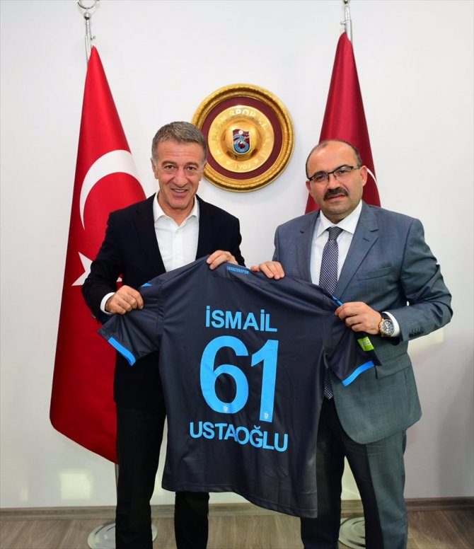 Trabzon Valisi Ustaoğlu, Trabzonspor yönetimini ziyaret etti