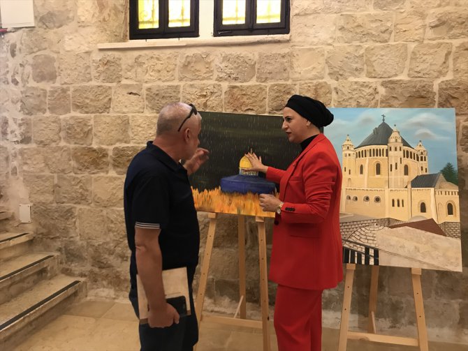 Nasıralı ressamlar Kudüs'te buluştu