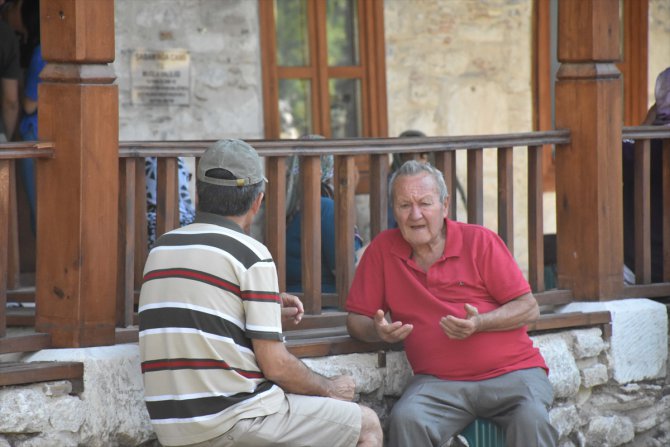 Stratonikeia Antik Kenti'ndeki camide mevlit okutuldu