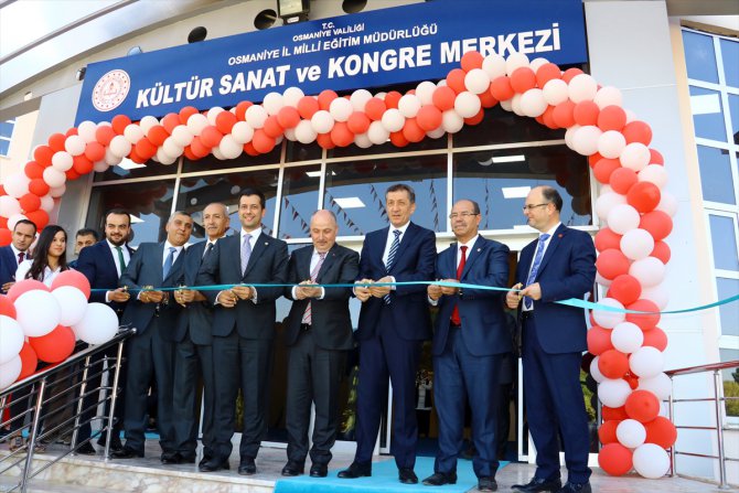 Milli Eğitim Bakanı Ziya Selçuk, Osmaniye'de