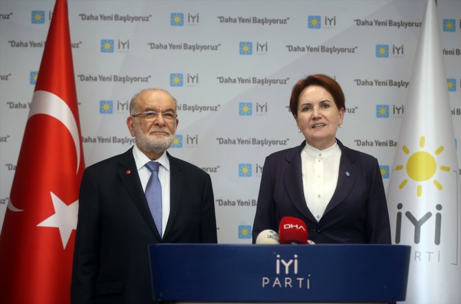 Karamollaoğlu'ndan Akşener'e ziyaret