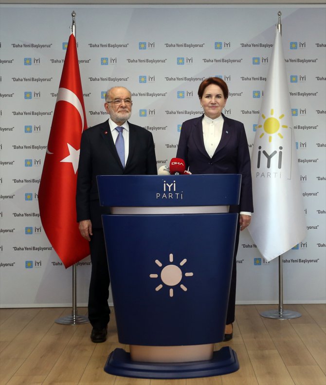 Karamollaoğlu'ndan Akşener'e ziyaret