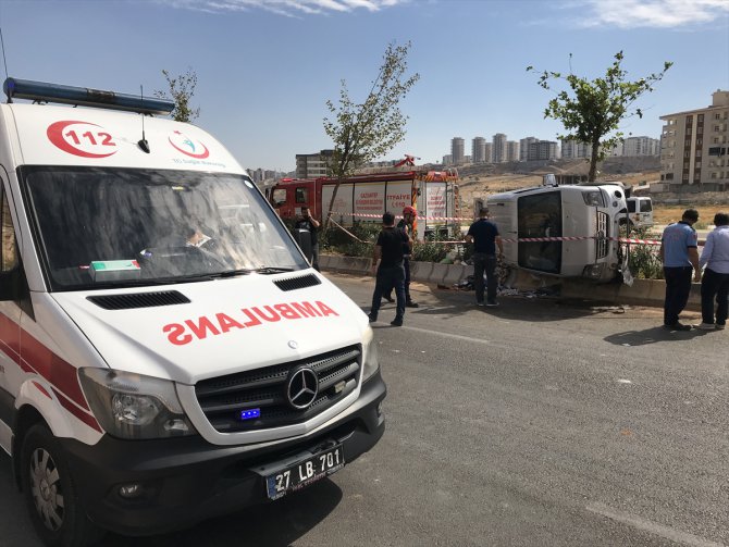 Gaziantep'te trafik kazası: 10 yaralı