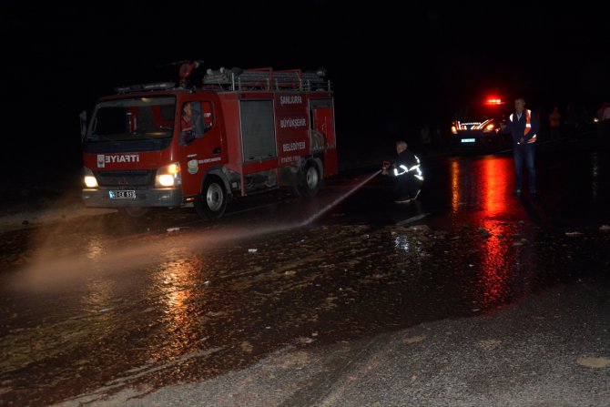 Şanlıurfa'da otomobil koyun sürüsüne çarptı