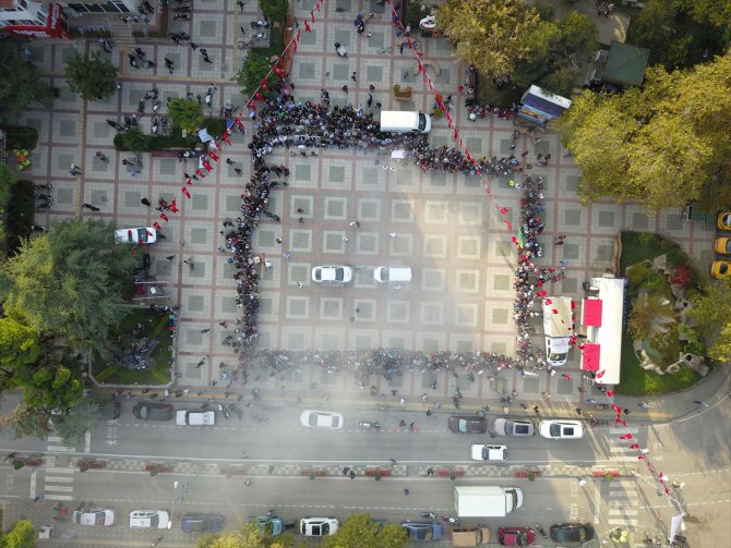 Bursa'da izleyenleri heyecanlandıran gösteri