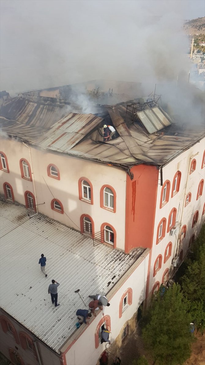 Siirt'te Kuran kursu binasında yangın