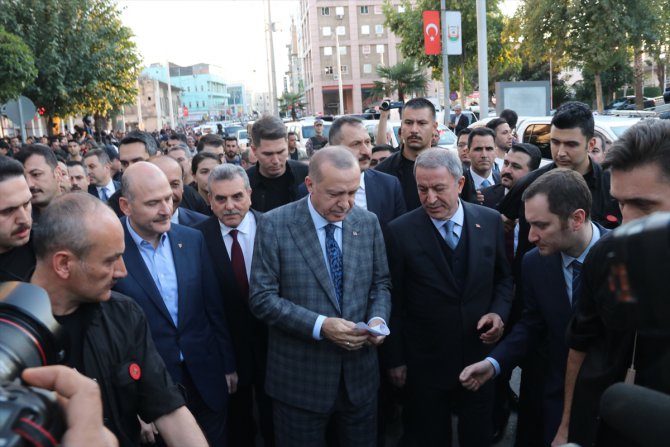 Cumhurbaşkanı Erdoğan Şanlıurfa'da ziyaretlerde bulundu