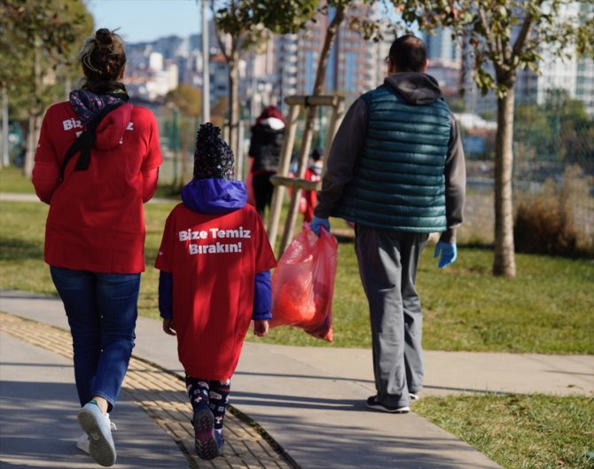 Bahçeşehir Koleji öğrencileri 36 ton çöp topladı