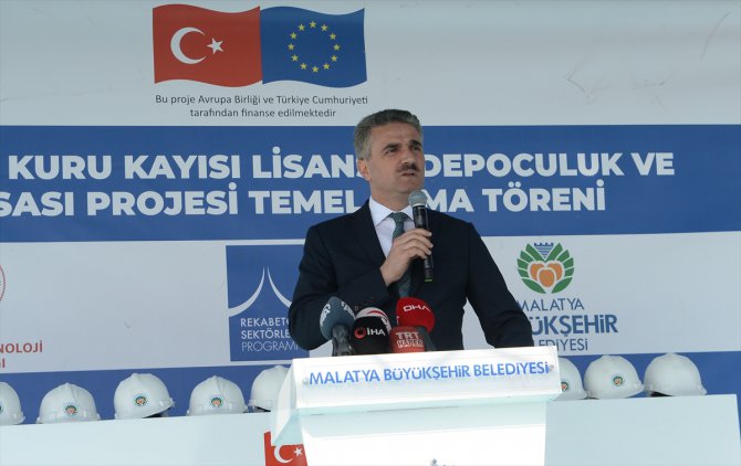 Malatya Kuru Kayısı Lisanslı Depoculuk ve Borsası temel atma töreni